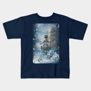 Steampunk Winter Kids T-Shirt